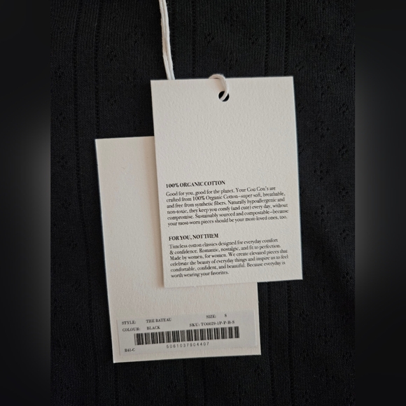 Cou Cou Intimates Bateau Top Size S NWT - Picture 5 of 5